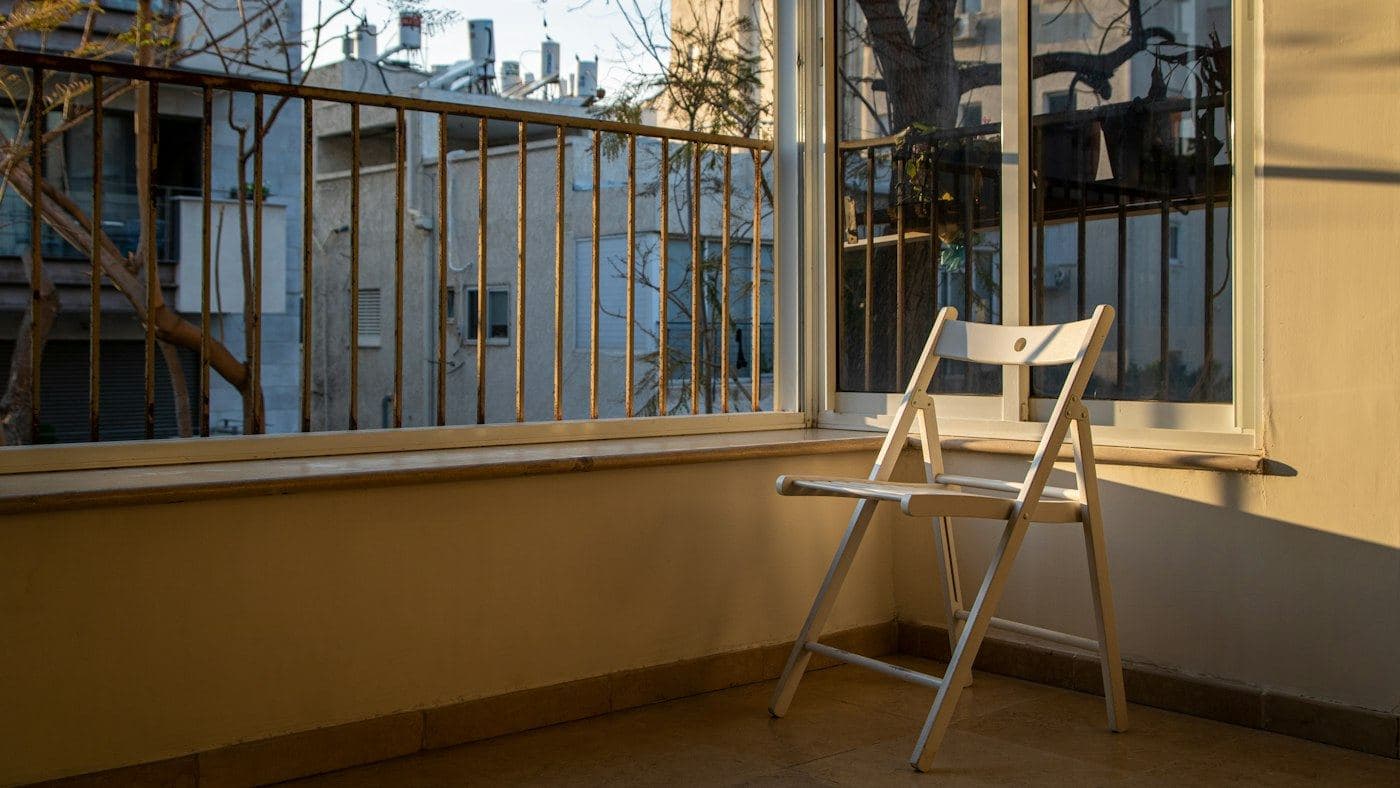 Balcon exposé ouest